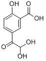 Molecular Structure of 54440-92-5 (5-(Dihydroxyacetyl)-2-hydroxy-benzoic acid)